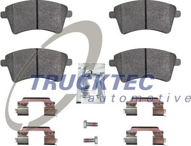 Trucktec Automotive 02.35.445 - Əyləc altlığı dəsti, əyləc diski furqanavto.az