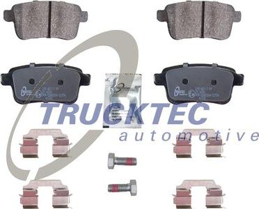 Trucktec Automotive 02.35.448 - Əyləc altlığı dəsti, əyləc diski furqanavto.az