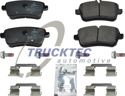 Trucktec Automotive 02.35.437 - Əyləc altlığı dəsti, əyləc diski furqanavto.az