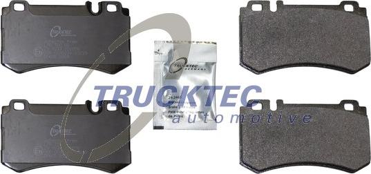 Trucktec Automotive 02.35.561 - Əyləc altlığı dəsti, əyləc diski furqanavto.az