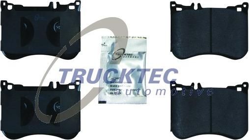 Trucktec Automotive 02.35.508 - Əyləc altlığı dəsti, əyləc diski furqanavto.az