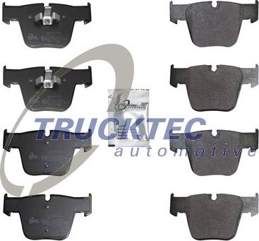 Trucktec Automotive 02.35.571 - Əyləc altlığı dəsti, əyləc diski furqanavto.az