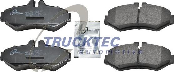 Trucktec Automotive 02.35.086 - Əyləc altlığı dəsti, əyləc diski furqanavto.az