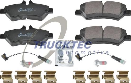 Trucktec Automotive 02.35.195 - Əyləc altlığı dəsti, əyləc diski furqanavto.az
