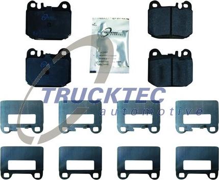 Trucktec Automotive 02.35.142 - Əyləc altlığı dəsti, əyləc diski furqanavto.az