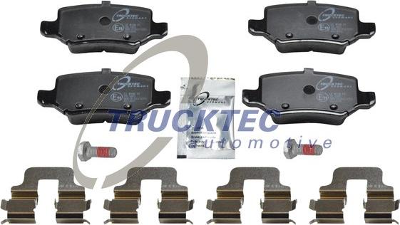 Trucktec Automotive 02.35.147 - Əyləc altlığı dəsti, əyləc diski furqanavto.az