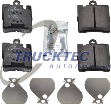 Trucktec Automotive 02.35.106 - Əyləc altlığı dəsti, əyləc diski furqanavto.az