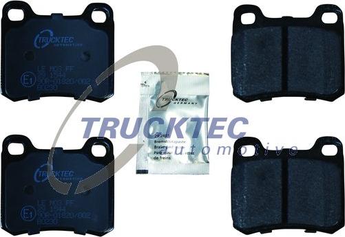 Trucktec Automotive 02.35.100 - Əyləc altlığı dəsti, əyləc diski furqanavto.az