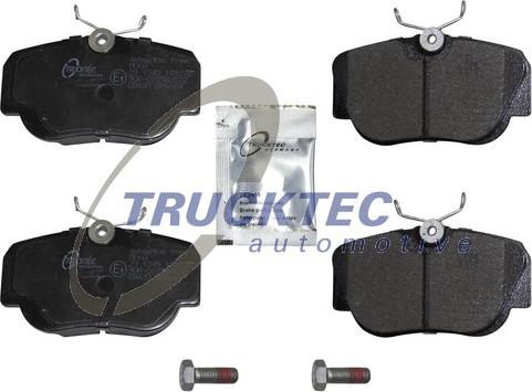 Trucktec Automotive 02.35.101 - Əyləc altlığı dəsti, əyləc diski furqanavto.az