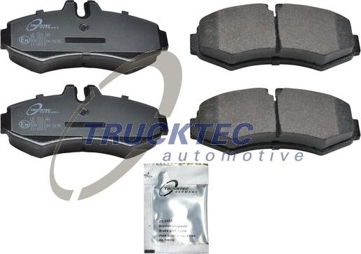 Trucktec Automotive 02.35.117 - Əyləc altlığı dəsti, əyləc diski furqanavto.az