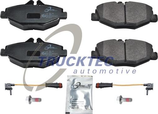 Trucktec Automotive 02.35.125 - Əyləc altlığı dəsti, əyləc diski furqanavto.az