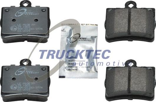 Trucktec Automotive 02.35.120 - Əyləc altlığı dəsti, əyləc diski www.furqanavto.az