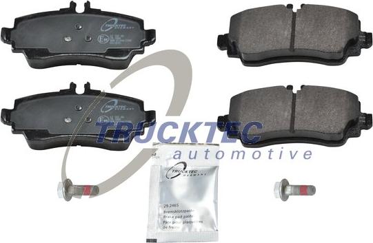 Trucktec Automotive 02.35.121 - Əyləc altlığı dəsti, əyləc diski furqanavto.az