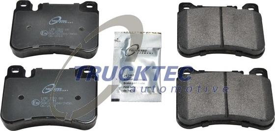 Trucktec Automotive 02.35.220 - Əyləc altlığı dəsti, əyləc diski furqanavto.az