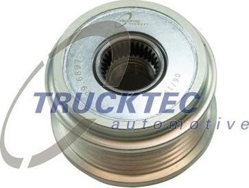Trucktec Automotive 07.17.064 - Kasnak, alternator, sərbəst dönərli mufta furqanavto.az