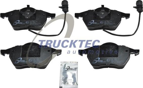 Trucktec Automotive 07.35.109 - Əyləc altlığı dəsti, əyləc diski furqanavto.az