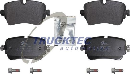 Trucktec Automotive 07.35.315 - Əyləc altlığı dəsti, əyləc diski furqanavto.az