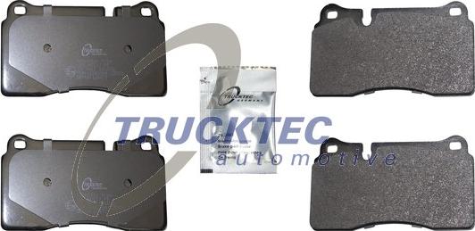 Trucktec Automotive 07.35.311 - Əyləc altlığı dəsti, əyləc diski furqanavto.az