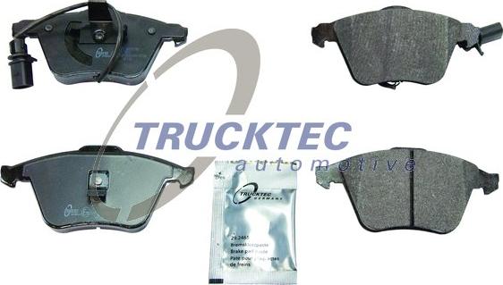 Trucktec Automotive 07.35.244 - Əyləc altlığı dəsti, əyləc diski furqanavto.az