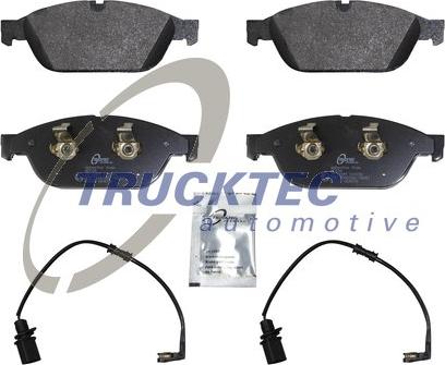 Trucktec Automotive 07.35.259 - Əyləc altlığı dəsti, əyləc diski furqanavto.az