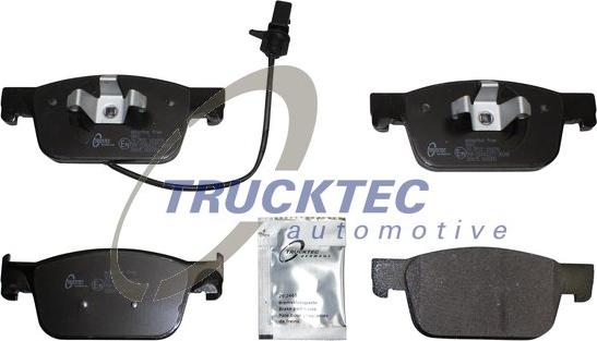 Trucktec Automotive 07.35.286 - Əyləc altlığı dəsti, əyləc diski furqanavto.az
