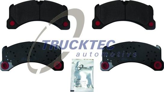 Trucktec Automotive 07.35.282 - Əyləc altlığı dəsti, əyləc diski furqanavto.az