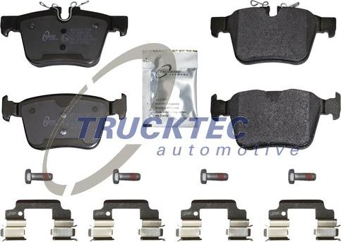 Trucktec Automotive 22.35.125 - Əyləc altlığı dəsti, əyləc diski furqanavto.az