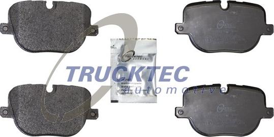 Trucktec Automotive 22.35.122 - Əyləc altlığı dəsti, əyləc diski furqanavto.az