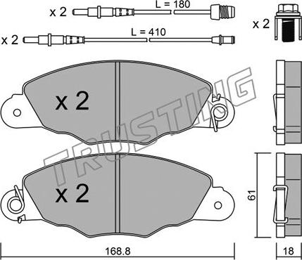 BENDIX 573057 - Əyləc altlığı dəsti, əyləc diski furqanavto.az