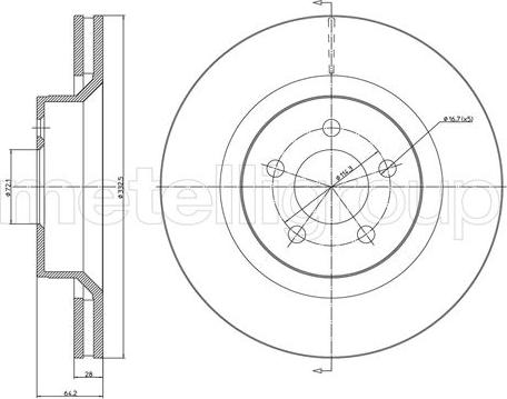 DJ Parts BD2579 - Əyləc Diski furqanavto.az