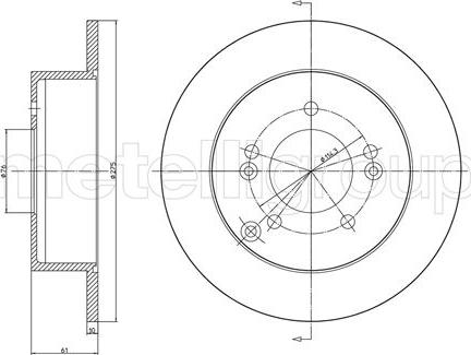 Kawe 61293 00 - Əyləc Diski furqanavto.az