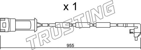 Trusting SU.091 - Xəbərdarlıq Kontakt, əyləc padinin aşınması furqanavto.az