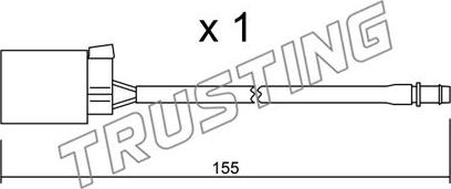 Trusting SU.015 - Xəbərdarlıq Kontakt, əyləc padinin aşınması furqanavto.az