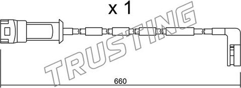 Trusting SU.082 - Xəbərdarlıq Kontakt, əyləc padinin aşınması furqanavto.az