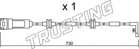 Trusting SU.143 - Xəbərdarlıq Kontakt, əyləc padinin aşınması furqanavto.az