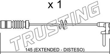 Trusting SU.161 - Xəbərdarlıq Kontakt, əyləc padinin aşınması furqanavto.az