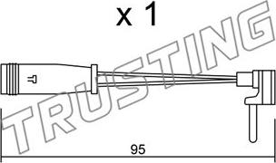 Trusting SU.129 - Xəbərdarlıq Kontakt, əyləc padinin aşınması furqanavto.az