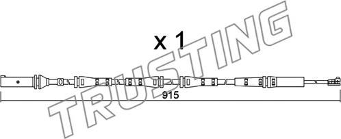 Trusting SU.351 - Xəbərdarlıq Kontakt, əyləc padinin aşınması furqanavto.az