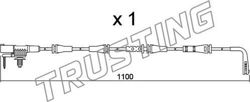 Trusting SU.358 - Xəbərdarlıq Kontakt, əyləc padinin aşınması furqanavto.az