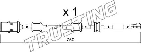 Trusting SU.319 - Xəbərdarlıq Kontakt, əyləc padinin aşınması furqanavto.az