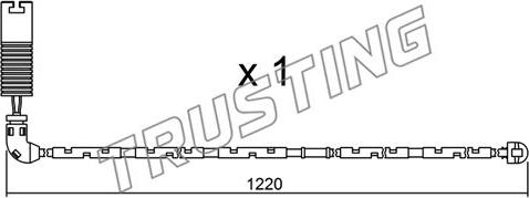 Trusting SU.296 - Xəbərdarlıq Kontakt, əyləc padinin aşınması furqanavto.az