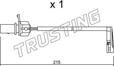 Trusting SU.291 - Xəbərdarlıq Kontakt, əyləc padinin aşınması furqanavto.az