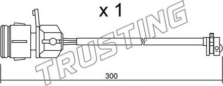 Trusting SU.249 - Xəbərdarlıq Kontakt, əyləc padinin aşınması furqanavto.az