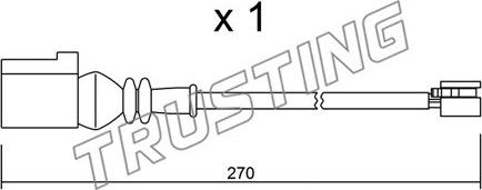 Trusting SU.246 - Xəbərdarlıq Kontakt, əyləc padinin aşınması furqanavto.az