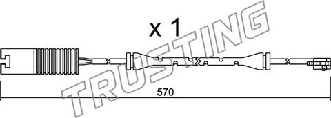Trusting SU.208 - Xəbərdarlıq Kontakt, əyləc padinin aşınması furqanavto.az