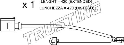 Trusting SU.217 - Xəbərdarlıq Kontakt, əyləc padinin aşınması furqanavto.az