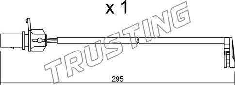 Trusting SU.224 - Xəbərdarlıq Kontakt, əyləc padinin aşınması furqanavto.az