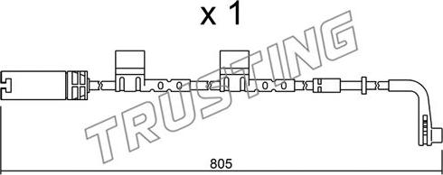 Trusting SU.222 - Xəbərdarlıq Kontakt, əyləc padinin aşınması furqanavto.az