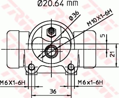 TRW BWF112 - Təkər əyləc silindri furqanavto.az