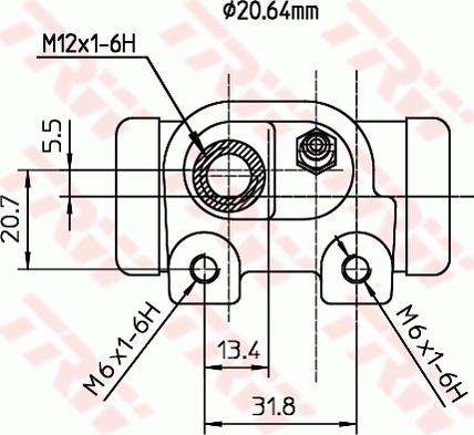 TRW BWF125 - Təkər əyləc silindri furqanavto.az